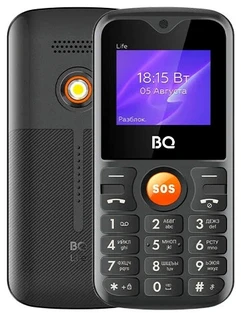 Сотовый телефон BQ 1853 Life Чёрный/Оранжевый