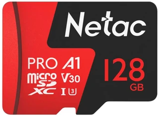 Карта памяти microSDXC 128Гб Netac P500 Extreme Pro