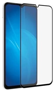 Защитное стекло DF sColor-127 (black) для Samsung Galaxy A23, черная рамка
