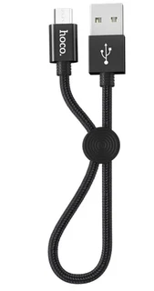 Кабель hoco X35 Premium USB 2.0 Am - microUSB, 0.25 м, черный 
