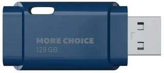 USB-накопитель More Choice MF128 128 ГБ, USB 2.0, темно-синий 