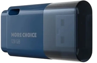 USB-накопитель More Choice MF128 128 ГБ, USB 2.0, темно-синий 