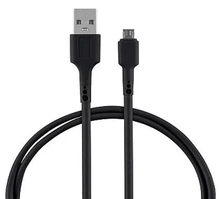 Кабель Energy ET-30 USB - microUSB, 1 м, 2 А, черный