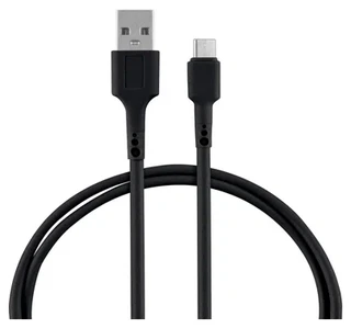 Кабель Energy ET-30 USB - Type-C, 1 м, 2 A, черный