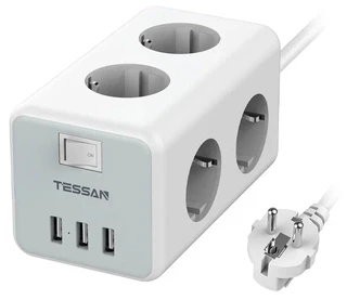 Сетевой фильтр TESSAN TS-306