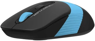 Мышь беспроводная A4TECH Fstyler FG10, черный/голубой 
