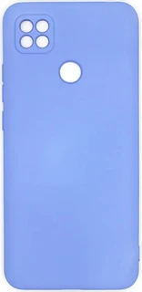 Накладка PERO LIQUID SILICONE для Xiaomi Redmi 9C, голубой