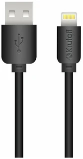 Кабель Krutoff Classic USB - Type-C, 1 м, 2 A, черный