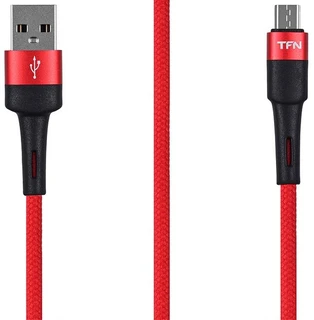 Кабель TFN Envy USB-A 2.0 - micro USB, 1.2 м, 2 А, красный (TFN-C-ENV-MIC1MRD) 