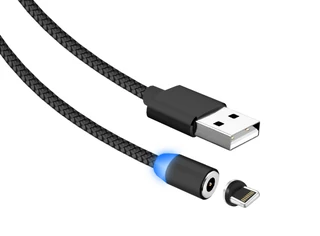 Кабель JET.A JA-DC46 USB 2.0 Am - Lightning 8-pin, 1 м, черный 