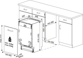 Встраиваемая посудомоечная машина Beko DIS25D12 