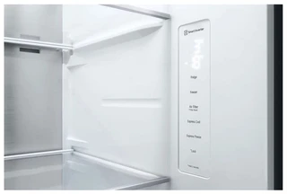 Холодильник LG GC-B257SMZV серебристый 