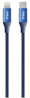 Кабель ttec 2DK41L Type-C - Lightning, 1.5 м, синий