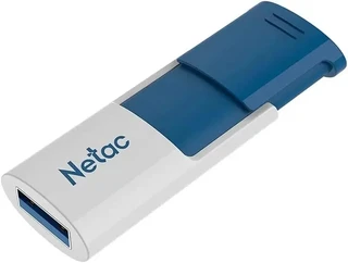 USB-накопитель Netac U182 128 ГБ, USB 3.2 Gen 1, белый/синий 