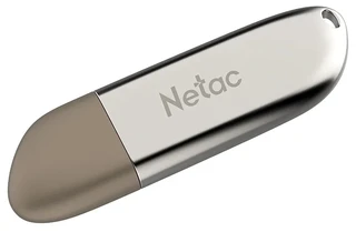 Флеш накопитель Netac U352 128GB серебро 