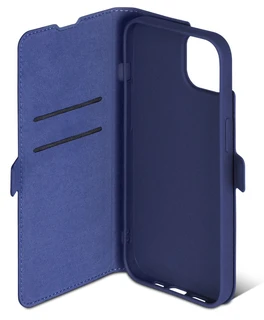 Чехол-книжка DF iFlip-06 для iPhone 14, синий 