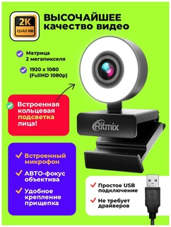 Веб-камера Ritmix RVC-250 