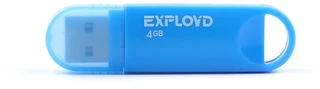 Флеш накопитель EXPLOYD 570 4GB синий 