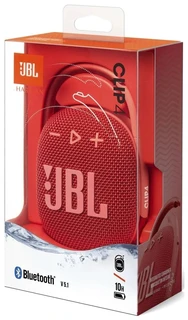 Колонка портативная JBL Clip 4 Red (JBLCLIP4RED) 