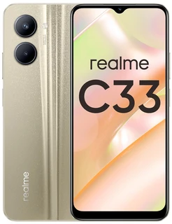 Смартфон 6.5" Realme C33 4/64GB Sandy Gold 