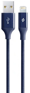 Кабель ttec 2DK16L USB - Lightning, 1.2 м, 2.1 А, синий