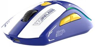 Мышь игровая Dareu A950, синий/белый 