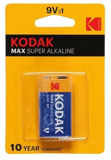Батарейка Kodak MAX Super 6LR61-1BL 