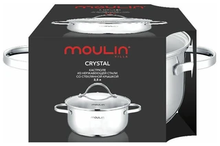 Кастрюля Moulin Villa Crystal 2.5л 