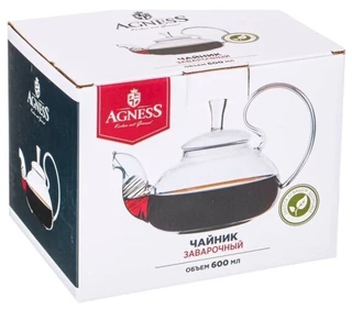 Чайник заварочный Agness 250-135 0.6л 
