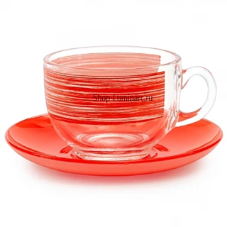 Набор чайный Luminarc Brushmania Red, 12 предметов 