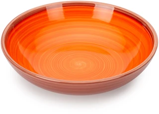 Тарелка суповая Fioretta Wood Orange 20см 