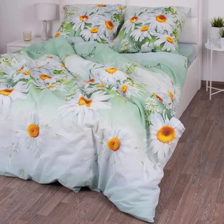 Комплект постельного белья Миланика Эмили, 2 спальный евро, бязь, наволочки 70х70 см 