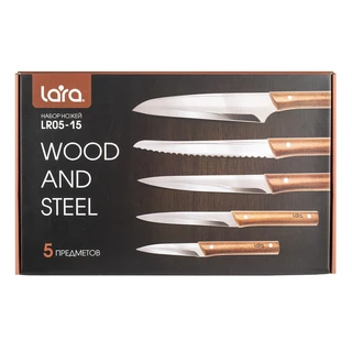 Набор ножей LARA LR05-15, 5 предметов 