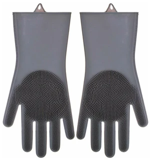 Силиконовые перчатки для мытья посуды AGNESS 923-113