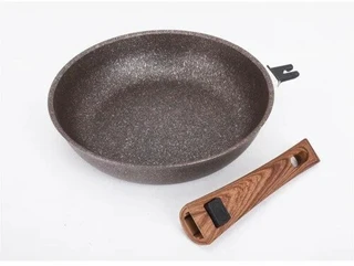 Сковорода Kukmara Granit Ultra Original, 22 см, со съемной ручкой 