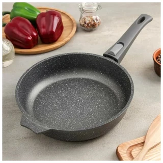 Сковорода Мечта Гранит Black Induction Pro, 24 см, со съемной ручкой 
