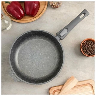 Сковорода Мечта Гранит Black Induction Pro, 24 см, со съемной ручкой 