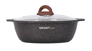 Кастрюля-жаровня Kukmara Granit Ultra Original, 3 л 