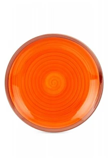 Тарелка обеденная Fioretta Wood Orange 27см 