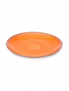Тарелка обеденная Fioretta Wood Orange 27см 