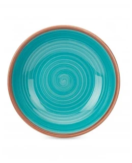 Тарелка суповая Fioretta Wood Blue 20см 