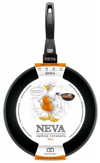 Сковорода Нева Металл Neva Black, 26 см, со съемной ручкой 