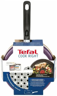 Сковорода Tefal Cook Right, 24 см 
