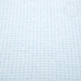 Одеяло-покрывало АРТПОСТЕЛЬ Лапки голубые детское, 100х140 см, трикотаж 