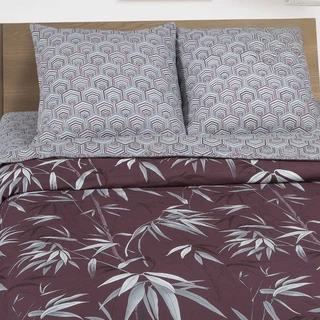 Комплект постельного белья АРТПОСТЕЛЬ De Luxe Бамбук 1.5 спальный, поплин, наволочки 70х70 см 