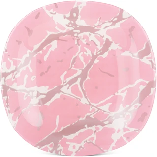 Тарелка десертная Luminarc Marble Pink Silver, 19 см 