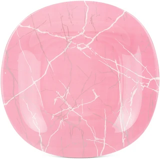 Тарелка обеденная Luminarc Marble Pink Silver, 27см 