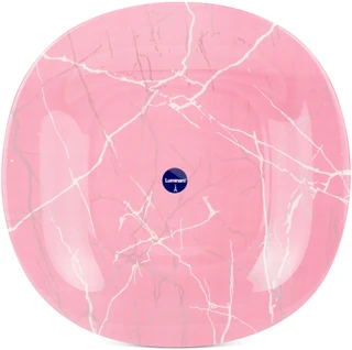 Тарелка обеденная Luminarc Marble Pink Silver 27см 