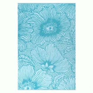Полотенце Донецкая мануфактура Fiore alpino цветы-бирюза 70х140 см, махра