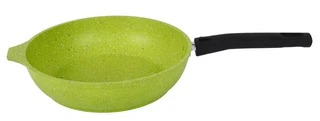 Сковорода Kukmara Trendy Style Lime, 22 см, со съемной ручкой 